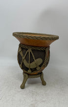 Load image into Gallery viewer, Salto Uruguay Brown Collectible Footed Giant Gaucho Mate Gourd Traditional