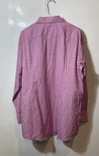 Load image into Gallery viewer, Hugo Boss Mens Pink White Printed Cotton Long Sleeve Dress Shirt Size 17R 32/33