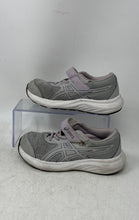 Load image into Gallery viewer, Asics Kids Contend 9 1014A338 Gray Low Top Hook & Loop Sneaker Shoes Size 1.5