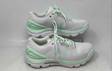 Load image into Gallery viewer, Under Armour Womens Charged Gemini 2020 Green White Lace-Up Running Shoes Sz 7.5