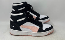 Load image into Gallery viewer, Puma Womens Rebound Layup SL 394891-40 Pink Black White Sneaker Shoes Size 9.5
