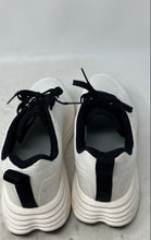 Load image into Gallery viewer, NortiV8 Womens White Black Lace-Up Round Toe Low Top Running Shoes Size 8.5