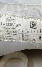Load image into Gallery viewer, Lacoste Womens Shua DG SPW P White Leather Lace-Up Low Top Sneaker Shoes Size 10
