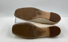 Load image into Gallery viewer, Authentic Tory Burch Womens Georgia Cream Leather Ballet Flats Size 7.5M Worn