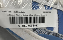 Load image into Gallery viewer, Adidas Kids Forum Mid Retro GX8945 White Blue Lace-Up Sneaker Shoes Size 5