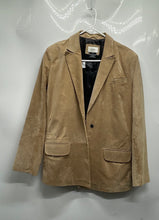 Load image into Gallery viewer, Neiman Marcus Womens Beige Long Sleeve Single-Breasted One Button Blazer Size M