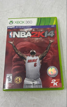 Load image into Gallery viewer, 2K Games NBA 2K14 Multiplayer Basketball Video Game For Xbox 360 No Tested