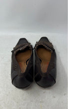 Load image into Gallery viewer, Walter Steiger Womens Brown Leather Square Toe Kitten Pump Heels Size EUR 40
