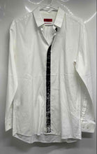 Load image into Gallery viewer, Hugo Boss Mens White Long Sleeve Collared Slim Fit Button-Up Shirt Size L