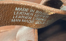 Load image into Gallery viewer, Authentic Tory Burch Womens Brown Leather Wedge Platform Sandals Size 6.5M Worn