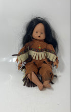 Load image into Gallery viewer, Indian Collector Limited Edition Black Hair Brown Eyes Porcelain Doll w/ Outfit