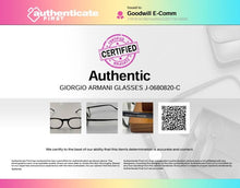 Load image into Gallery viewer, Authentic Giorgio Armani Women's Dark Tortoise Glasses