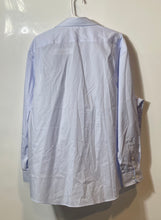 Load image into Gallery viewer, Tommy Hilfiger Mens Light Blue Striped Classic Fit Stretch Dress Shirt Size 2XL