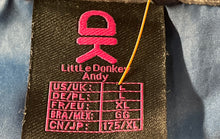 Load image into Gallery viewer, DK Little Donkey Andy Womens Blue Hooded Full-Zip Rain Jacket Size Large