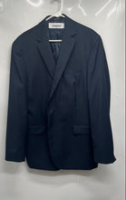 Load image into Gallery viewer, Pronto Uomo Mens Blue Notch Lapel Two-Button Blazer Jacket Size 48 XLong