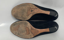 Load image into Gallery viewer, Authentic Tory Burch Womens Astoria Black Suede Wedge Pump Heels Size 9 M