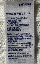 Load image into Gallery viewer, Tommy Hilfiger Womens White Long Sleeve Knitted Pullover Sweater Size L