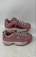 Load image into Gallery viewer, Fila Girls Disruptor II 3XM01304-785 Pink Lace-Up Low Top Sneakers Shoes Size 1