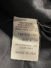 Load image into Gallery viewer, Marvin Richards Womens Gray Long Sleeve Double-Breasted Peacoat Size 8