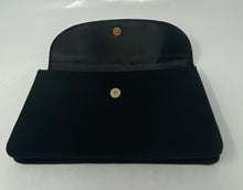 Load image into Gallery viewer, Giorgio Armani Beauty Womens Black GA Logo Magnetic Cosmetic Clutch Purse