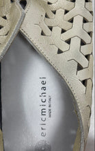 Load image into Gallery viewer, Eric Michael Womens Gold Tone Round Toe Slip-On Shoes Size EUR 38