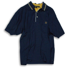 Load image into Gallery viewer, Tommy Hilfiger Mens Blue Short Sleeve Spread Collar Golf Polo Shirt Size Large