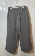 Load image into Gallery viewer, Zara Womens Gray Flat Front Pockets Wide-Leg Dress Pants Size Large