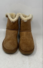 Load image into Gallery viewer, UGG Womens Mini Bailey Bow II Brown Round Toe Slip-On Ankle Boots Size 9