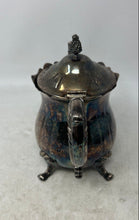 Load image into Gallery viewer, Vintage Silver-Tone Traditional Ornate Footed Victorian Teapot With Handle