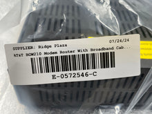 Load image into Gallery viewer, AT&T BGW210 Modem Router With Broadband Cable Not Tested