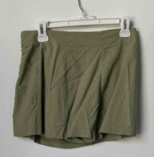 Load image into Gallery viewer, Zara Womens Green Side Ruched With Three Buttons Short Mini Skirt Size Small