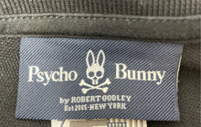 Load image into Gallery viewer, Psycho Bunny Mens Black Cotton Long Sleeve Collared Golf Polo Shirt Size 7