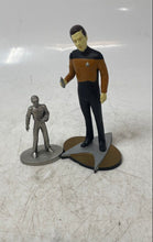 Load image into Gallery viewer, Lot Of 2 Pcs Star Trek The Next Generation Data Figure Metal Pewter Figurines
