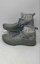 Load image into Gallery viewer, Puma Mens Ignite 3 Evoknit Mid Gray Blue Lace-Up Sneakers Shoes Size 10.5