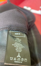 Load image into Gallery viewer, Maniere De Voir Mens Black Pleated Front Belted Trouser Pants Size 38 With Tag