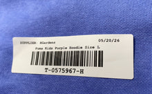 Load image into Gallery viewer, Puma Kids Purple Pockets Long Sleeve Pullover Hoodie Size Large