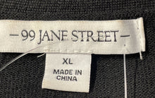 Load image into Gallery viewer, 99 Jane Street Womens Black Long Sleeve Open Front Cardigan Sweater Sz XL W/ Tag