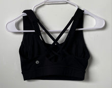 Load image into Gallery viewer, Lululemon Womens Black Energy Luxtreme Criss Cross Activewear Sports Bra Size 4