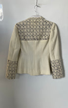 Load image into Gallery viewer, Liliana Castellanos Womens Beige Long Sleeve Button Front Jacket No Size