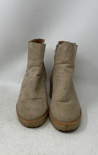Load image into Gallery viewer, Universal Thread Womens Beige Round Toe Side Zip Block Heel Ankle Boots Size 8.5