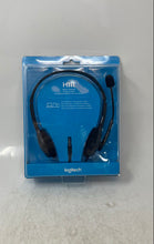 Load image into Gallery viewer, Logitech H111 Black Boom Microphone Wired On-Ear Stereo Headset Not Tested