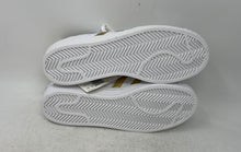 Load image into Gallery viewer, Adidas Womens Superstar B39402 White Gold Tone Lace-Up Sneaker Shoes Size 6.5