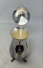 Load image into Gallery viewer, Vintage Silver-Tone Victorian Footed Coffee Tea Pot With Handle & Lid