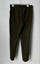 Load image into Gallery viewer, Calvin Klein Womens Green Flat Front Straight Leg Cuffed Dress Pants Size 12