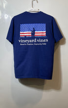 Load image into Gallery viewer, Vineyard Vines Womens Blue Cotton Short Sleeve Crew Neck Graphic T-Shirt Size XS