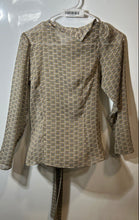 Load image into Gallery viewer, Zara Womens Multicolor Floral Neck Tie Long Sleeve Pullover Blouse Top Size XS