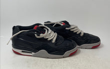 Load image into Gallery viewer, Nike Kids Air Jordan 4 RM FQ7938-061 Black Red Lace-Up Sneaker Shoes Size 6Y