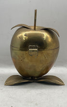 Load image into Gallery viewer, Vintage Solid Brass Apple Gold Tone Collectible Teacher Desk Office Gift