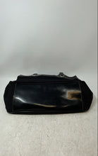 Load image into Gallery viewer, BCBGirls Womens Black Monogram Double Handle Inner Pockets Large Shoulder Bag