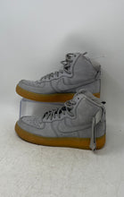 Load image into Gallery viewer, Nike Kids Air Force 1 High WB 922066-002 Gray Suede Sneakers Shoes Size 7Y